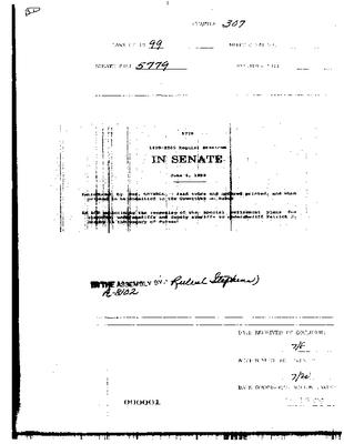 NYS Bill and Veto Jackets: 1999, Chapter 307