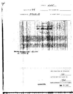 NYS Bill and Veto Jackets: 1999, Chapter 285