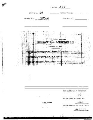 NYS Bill and Veto Jackets: 1999, Chapter 277