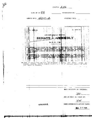 NYS Bill and Veto Jackets: 1999, Chapter 286