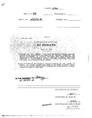 NYS Bill and Veto Jackets: 1999, Chapter 374