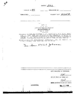 NYS Bill and Veto Jackets: 1999, Chapter 326