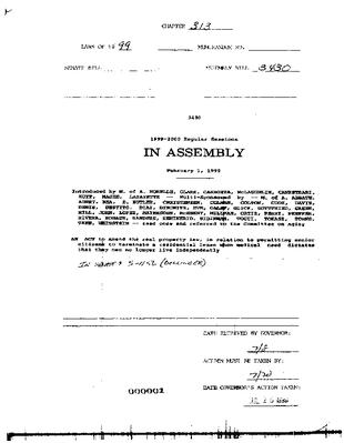 NYS Bill and Veto Jackets: 1999, Chapter 313