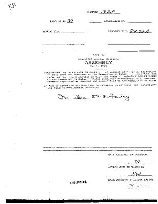 NYS Bill and Veto Jackets: 1999, Chapter 328