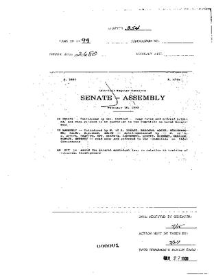 NYS Bill and Veto Jackets: 1999, Chapter 354
