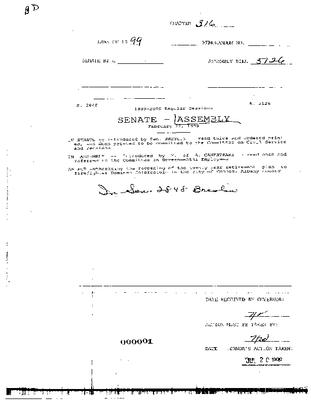NYS Bill and Veto Jackets: 1999, Chapter 316