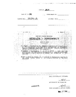 NYS Bill and Veto Jackets: 1999, Chapter 363