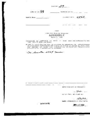 NYS Bill and Veto Jackets: 1999, Chapter 37