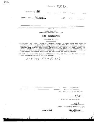 NYS Bill and Veto Jackets: 1999, Chapter 332