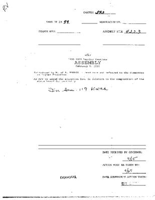 NYS Bill and Veto Jackets: 1999, Chapter 393