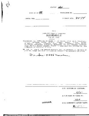 NYS Bill and Veto Jackets: 1999, Chapter 401
