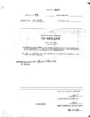 NYS Bill and Veto Jackets: 1999, Chapter 368