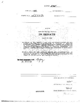 NYS Bill and Veto Jackets: 1999, Chapter 375