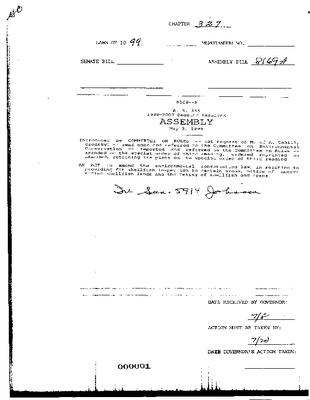 NYS Bill and Veto Jackets: 1999, Chapter 327