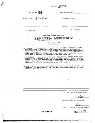 NYS Bill and Veto Jackets: 1999, Chapter 352