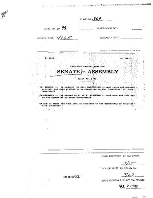 NYS Bill and Veto Jackets: 1999, Chapter 369