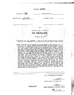 NYS Bill and Veto Jackets: 1999, Chapter 353