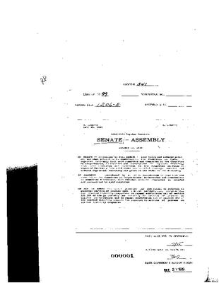 NYS Bill and Veto Jackets: 1999, Chapter 341