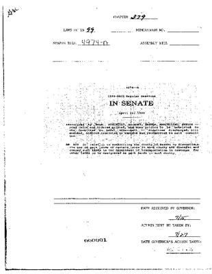 NYS Bill and Veto Jackets: 1999, Chapter 379