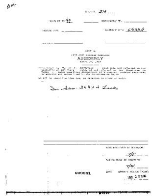 NYS Bill and Veto Jackets: 1999, Chapter 319