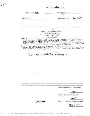 NYS Bill and Veto Jackets: 1999, Chapter 400