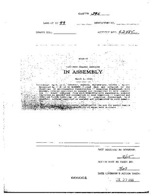 NYS Bill and Veto Jackets: 1999, Chapter 395