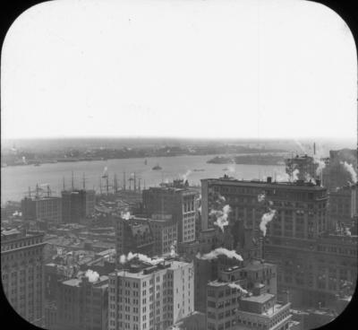 New York City. Panorama So. From Park Row Bldg.