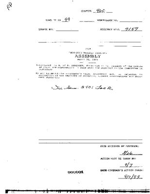 NYS Bill and Veto Jackets: 1999, Chapter 460