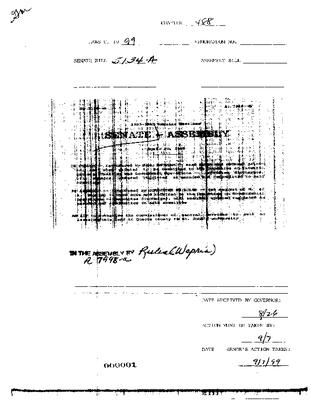 NYS Bill and Veto Jackets: 1999, Chapter 488