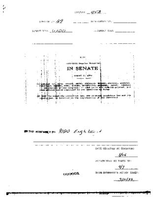 NYS Bill and Veto Jackets: 1999, Chapter 453