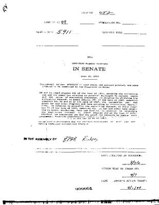 NYS Bill and Veto Jackets: 1999, Chapter 452