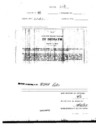 NYS Bill and Veto Jackets: 1999, Chapter 410