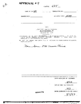 NYS Bill and Veto Jackets: 1999, Chapter 458