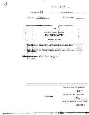 NYS Bill and Veto Jackets: 1999, Chapter 421