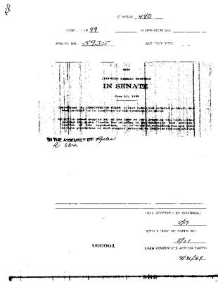 NYS Bill and Veto Jackets: 1999, Chapter 440