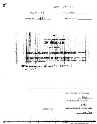 NYS Bill and Veto Jackets: 1999, Chapter 432