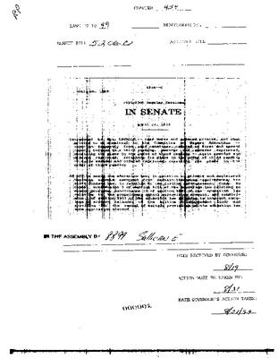 NYS Bill and Veto Jackets: 1999, Chapter 434