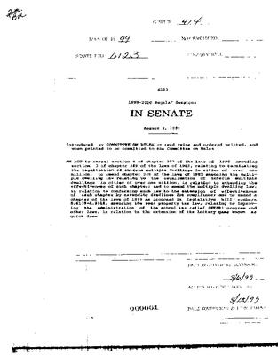 NYS Bill and Veto Jackets: 1999, Chapter 414