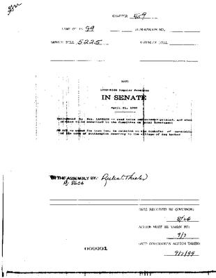 NYS Bill and Veto Jackets: 1999, Chapter 489