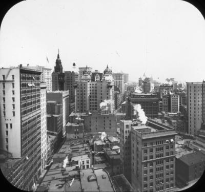 New York City. Panorama from Produce Exchange.