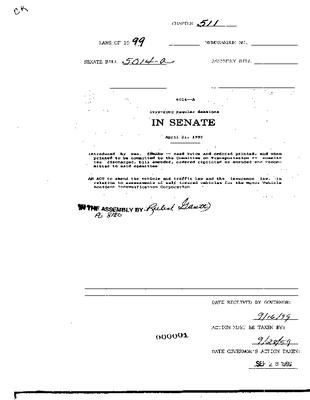 NYS Bill and Veto Jackets: 1999, Chapter 511