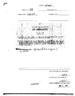 NYS Bill and Veto Jackets: 1999, Chapter 544