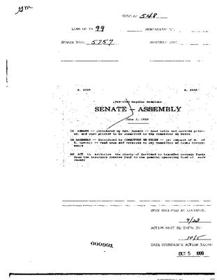 NYS Bill and Veto Jackets: 1999, Chapter 548
