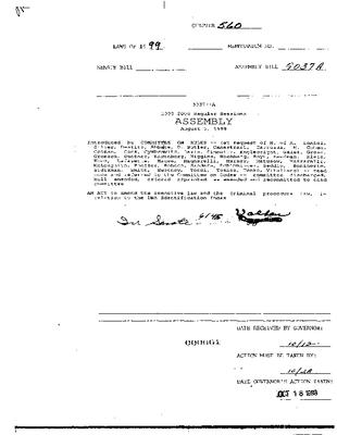 NYS Bill and Veto Jackets: 1999, Chapter 560