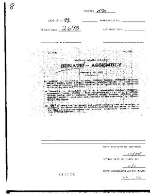 NYS Bill and Veto Jackets: 1999, Chapter 570