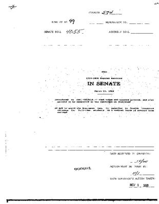 NYS Bill and Veto Jackets: 1999, Chapter 574