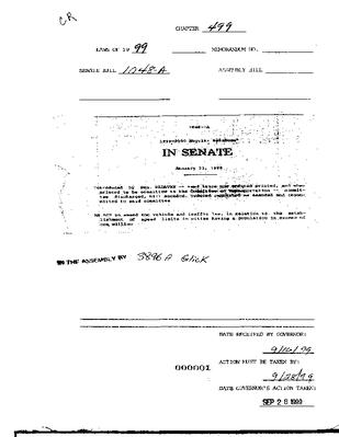 NYS Bill and Veto Jackets:  1999, Chapter 499