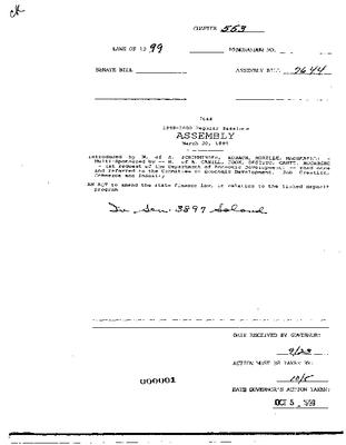 NYS Bill and Veto Jackets: 1999, Chapter 553