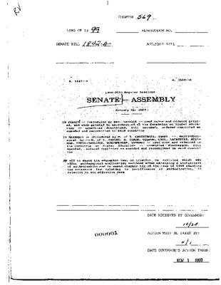 NYS Bill and Veto Jackets: 1999, Chapter 569