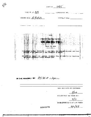 NYS Bill and Veto Jackets:  1999, Chapter 495